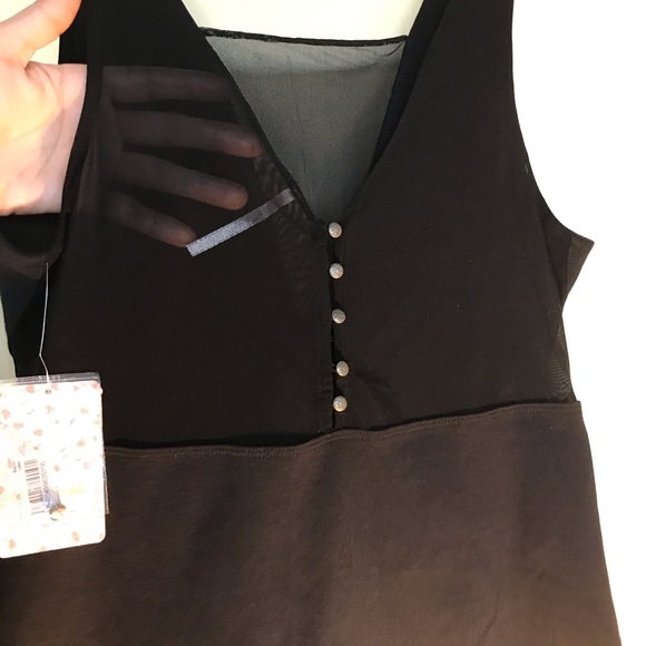 Free people women’s black top size M - Picture 5 of 6